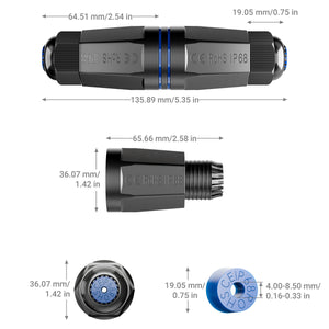 Blank Waterproof Coupler