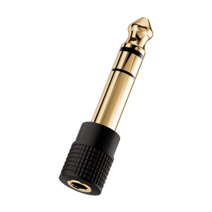 Gold-Plated TRS Stereo Female Audio Adapter