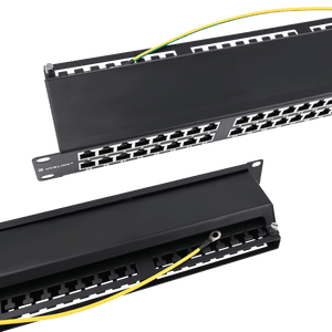 48-port Cat5e Shielded Patch Panel, 1U