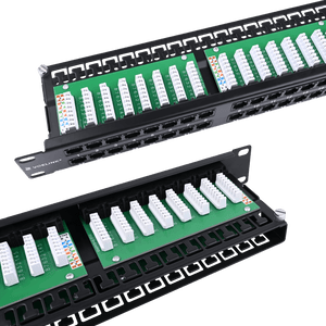 Cat5e ethernet patch panel