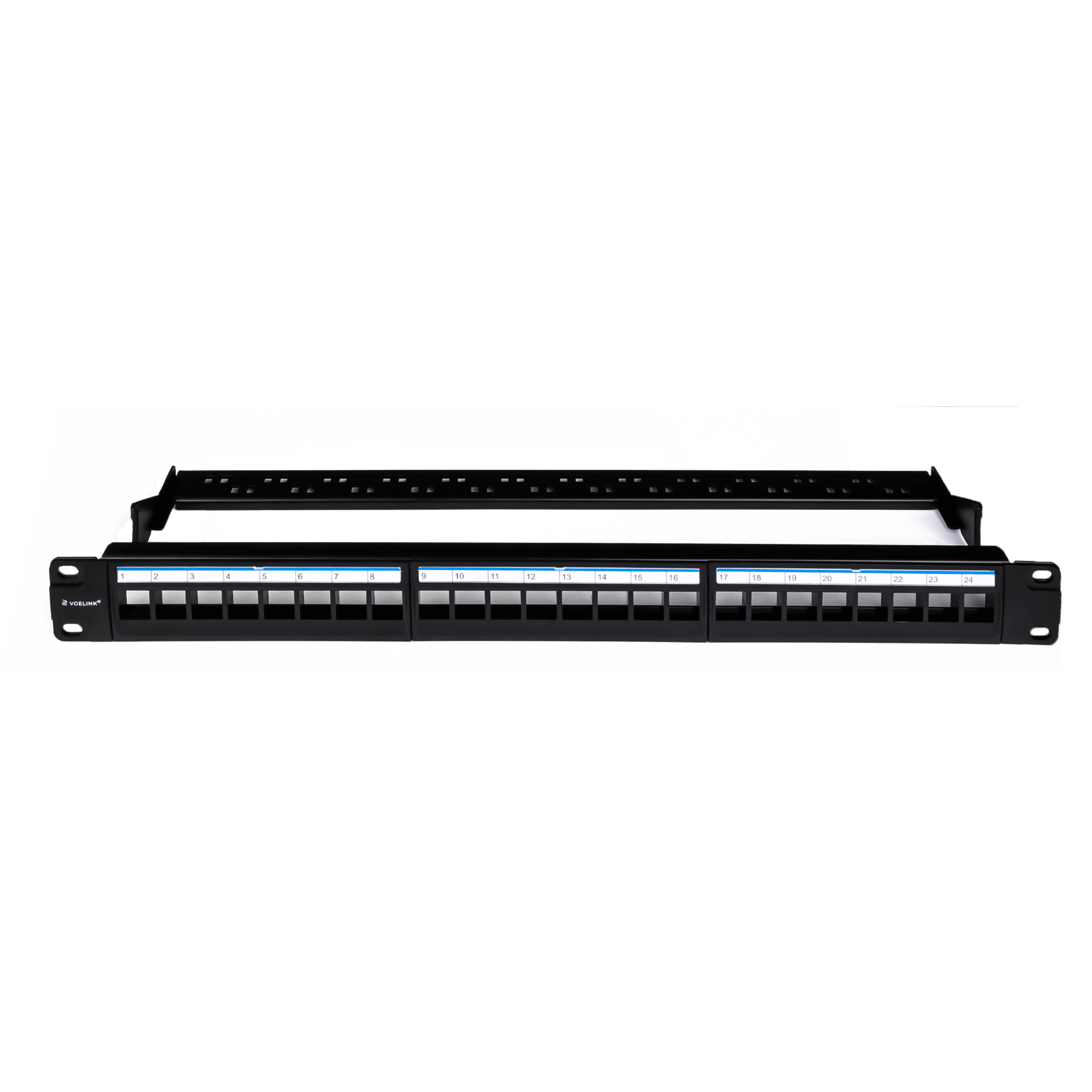 Blank Patch Panel for Keystone Modules VCELINK