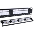 Patchpanel Cat5e 24-Port ungeschirmt mit Staubschutz VCELINK