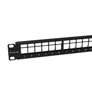 easy use 24 port patch panel ideal for high-density office