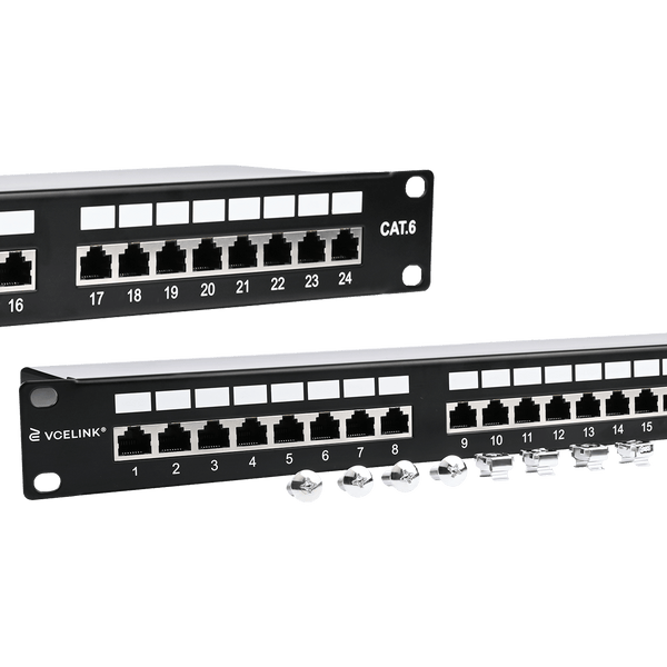 24 Port Patchfeld Geschirmt - Netzwerk-Patchpanel M Produktbild-Vorschau 11