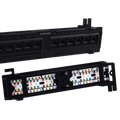 12-Port Cat6 Unshielded Patch Panel VCELINK