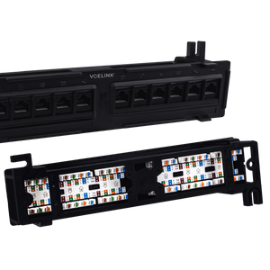 12-Port Cat6 Unshielded Patch Panel 