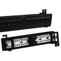 12-Port Cat6 Unshielded Patch Panel