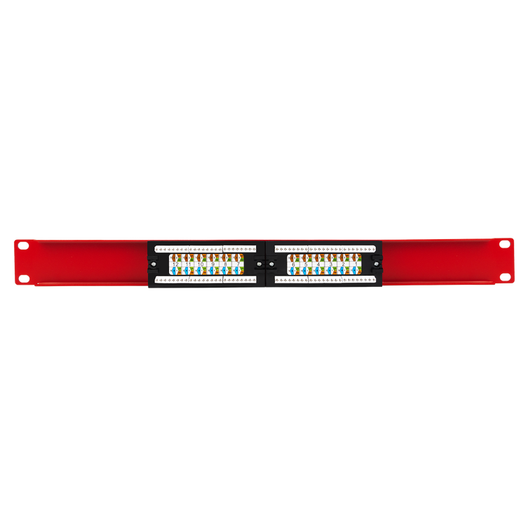 12 Port Cat 6 UTP Ruby Patch Panel
