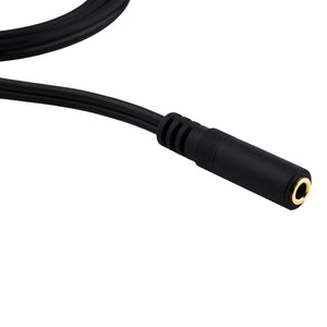 3.5 mm Female to 2 RCA Male Stereo Audio Cable 