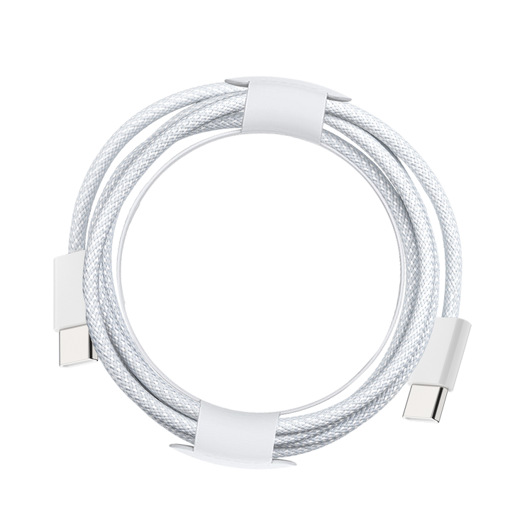 USB C cable connecting a smartphone to a power bank