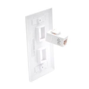 Cat6 Wall Plate 2 Port UL Listed VCELINK