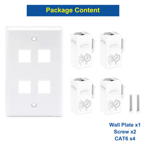 ethernet wall plate kit
