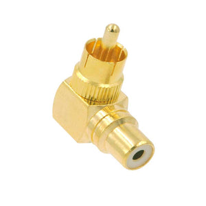 right angle rca connector