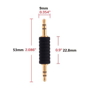3.5 mm stereo male to male adapter
