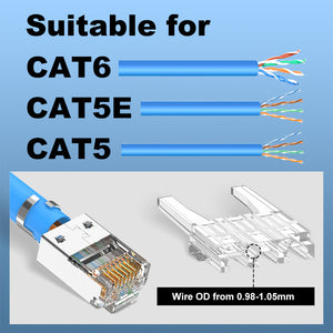 cat6 shielded modular plug