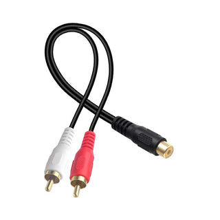 rca 1 female to 2 male