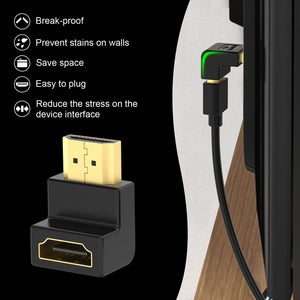 right angle hdmi connector
