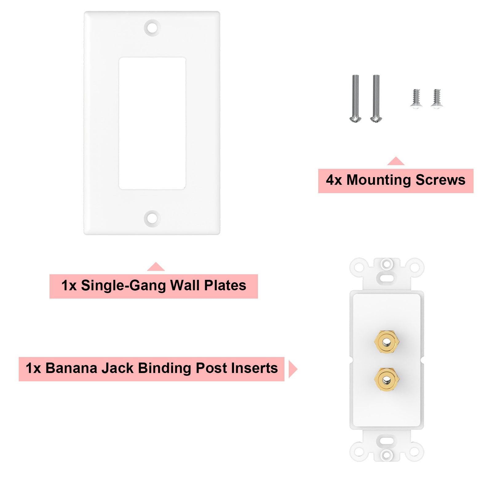Speaker Wall Plates VCELINK