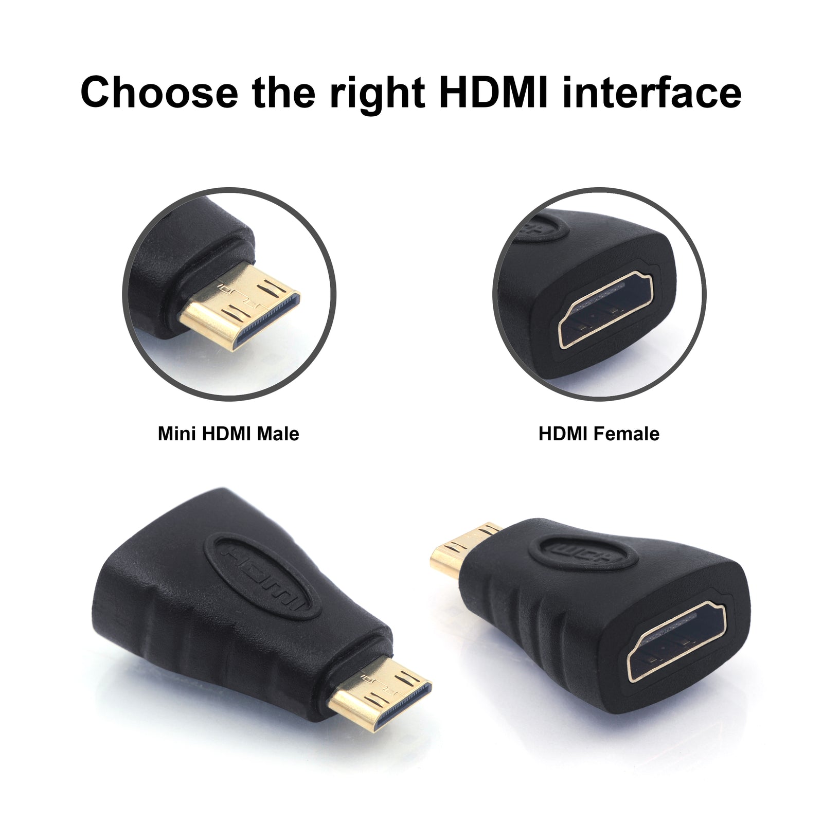 CABLE HDMI + ADAPTADOR MINI HDMI + ADAPTADOR MICRO HDMI