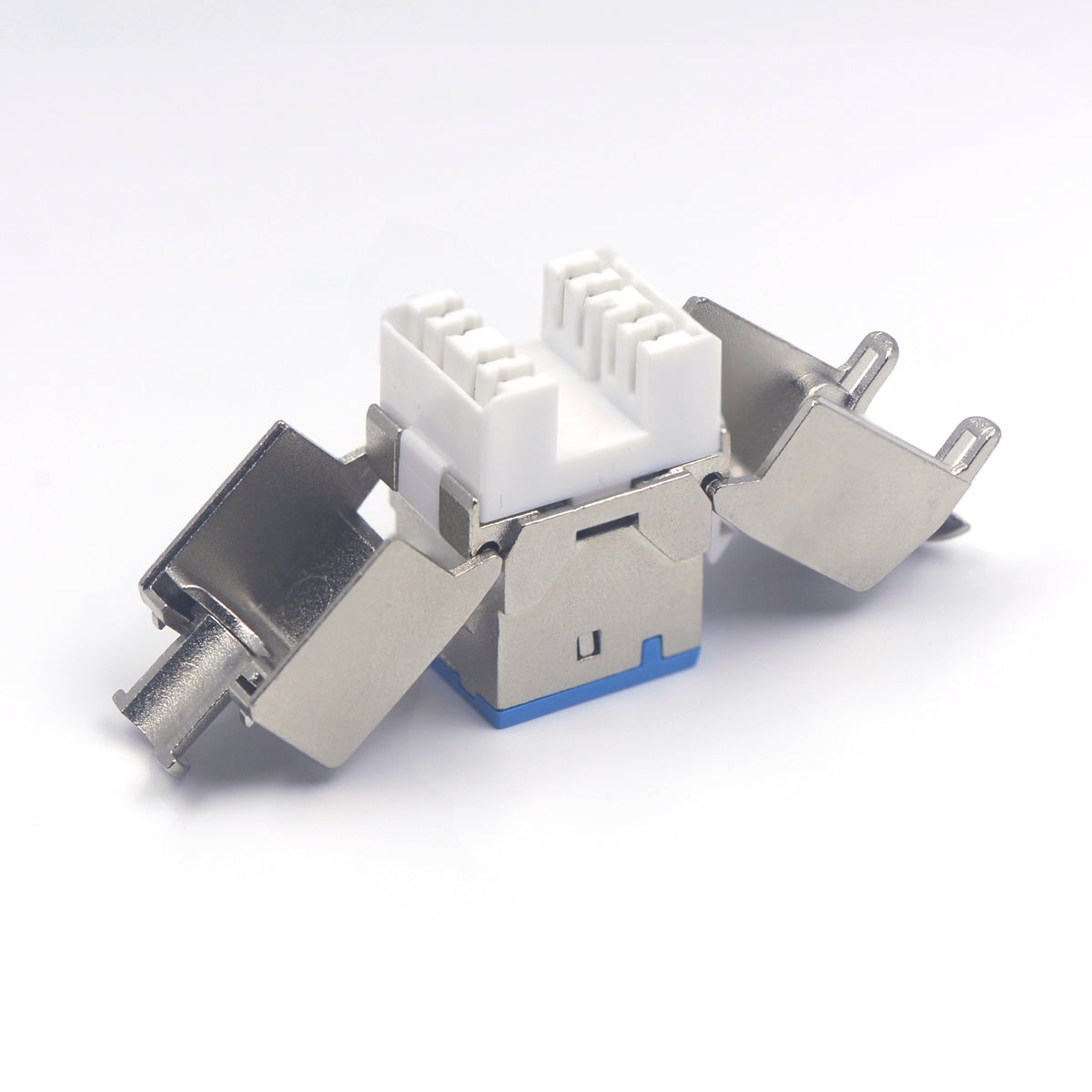 Keystone For Rj45 RJ45 Toolless Cat6a Keystone Jacks 180-Degree VCELINK