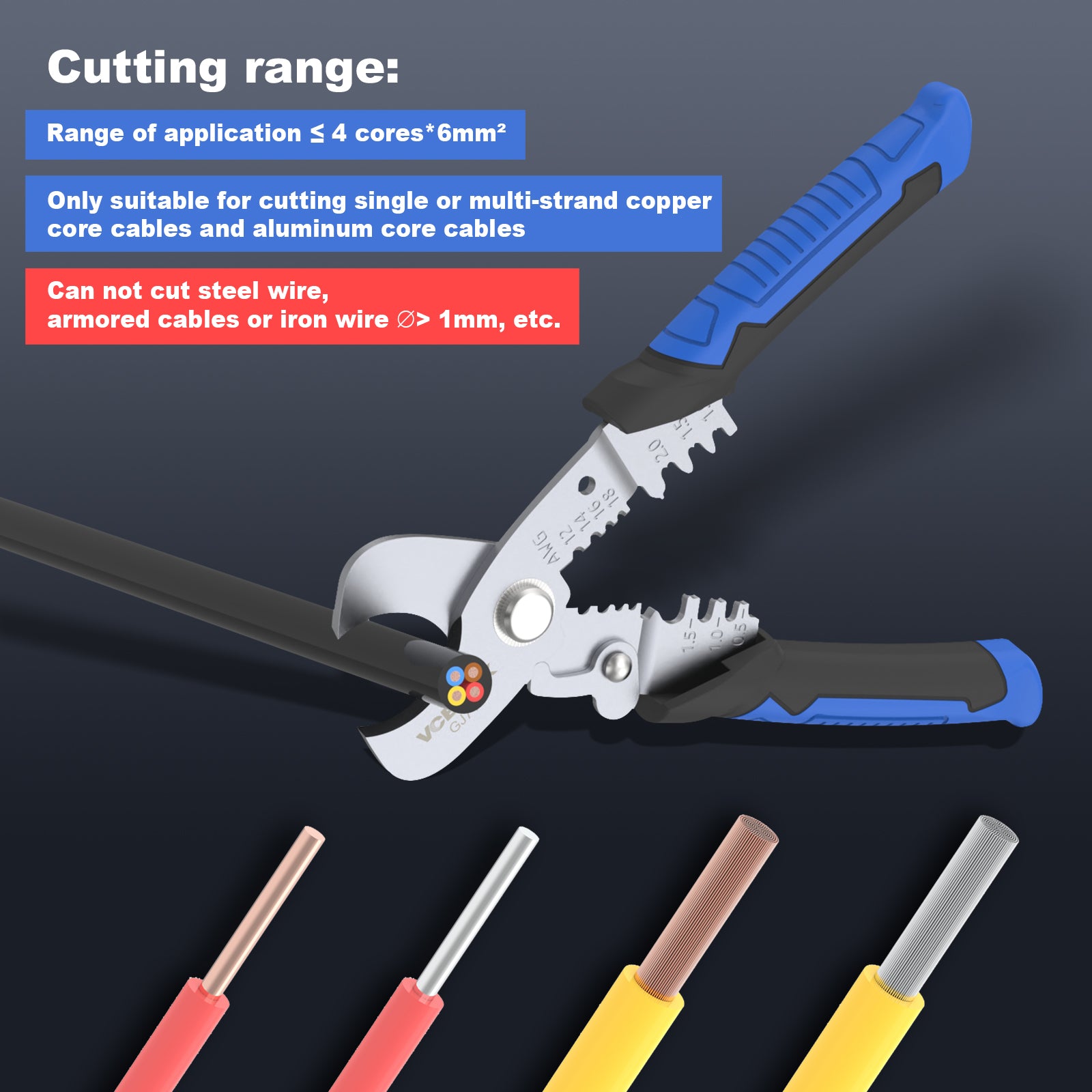 Heavy Duty Cable Cutters VCELINK