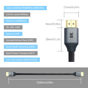 hdmi 2.1 cable 48gbps