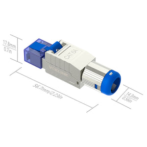 cat6a field termination plug