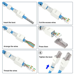 cat 6 cable end termination