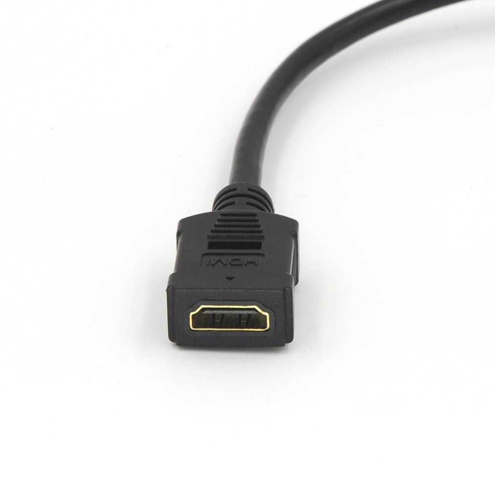 goobay Module Keystone HDMI™ avec prise double HDMI™, pour le raccordement  des câbles HDMI