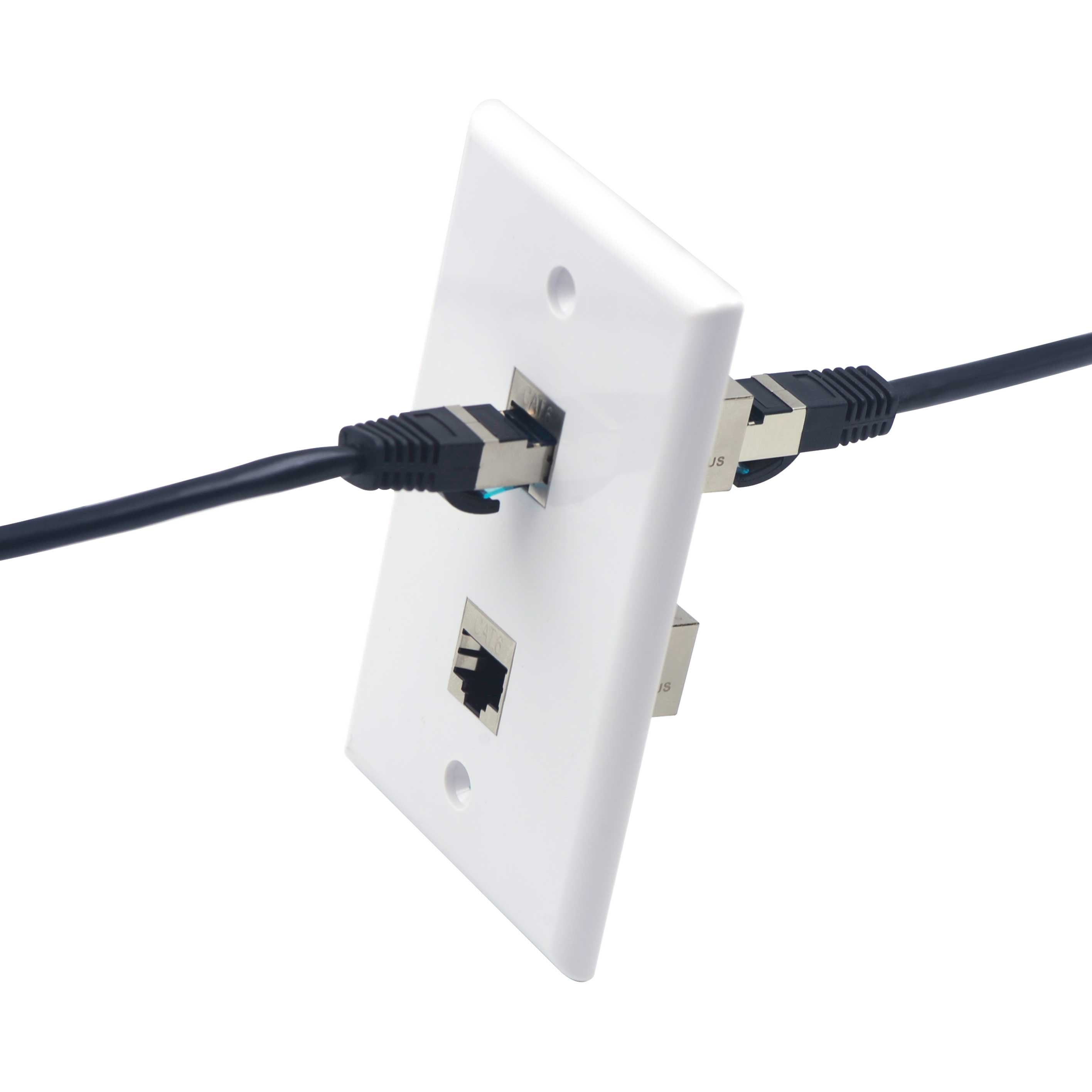 VCELINK RJ45 Inline Coupler Cat6, 10-Pack Ethernet Extender