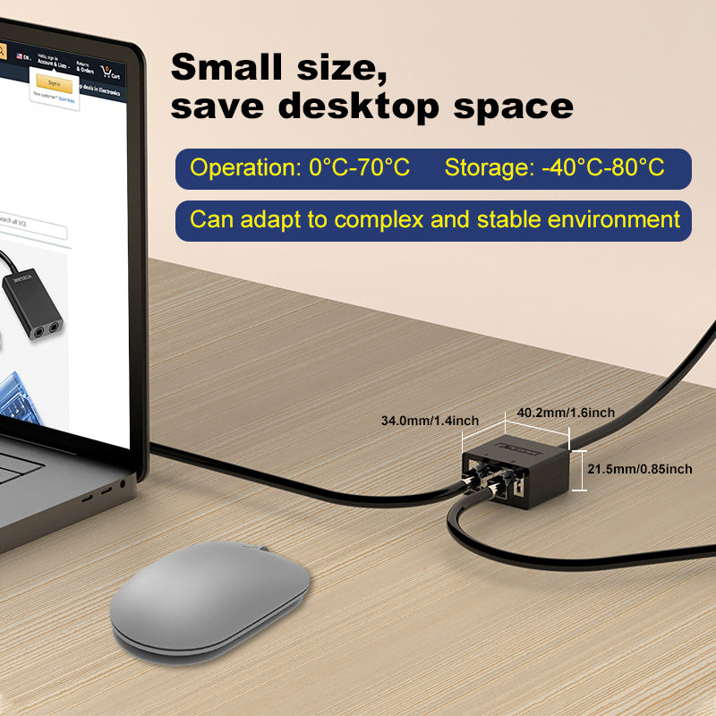 RJ45 Ethernet Splitter Adapter VCELINK