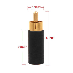 rca male to female adapter
