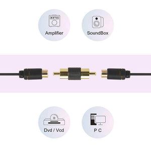 rca adapter male to male