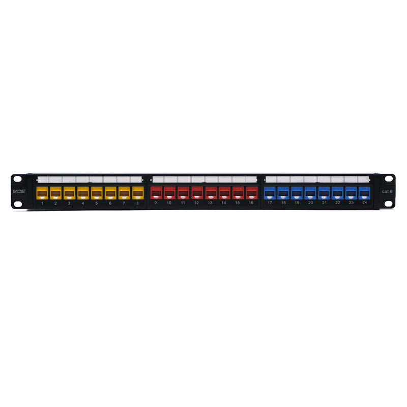 Rack Mount Patch Panel with Keystone Coupler VCELINK