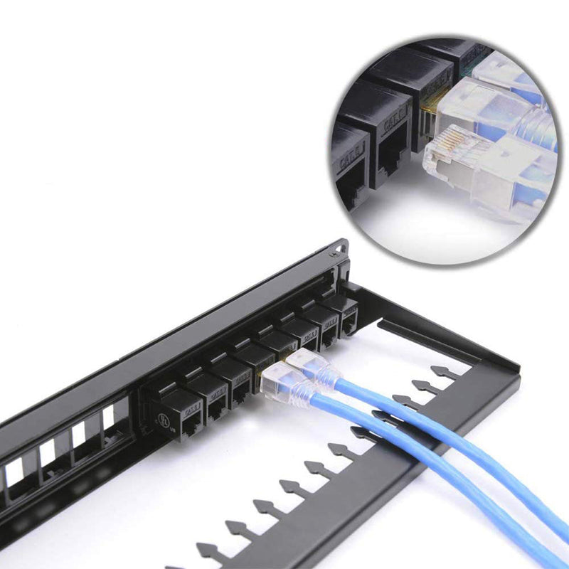 Rack Mount Patch Panel with Keystone Coupler VCELINK
