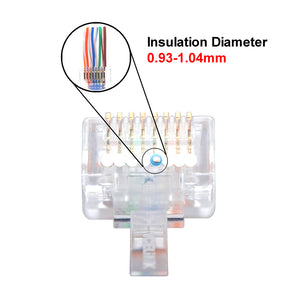 cat5 pass through connector