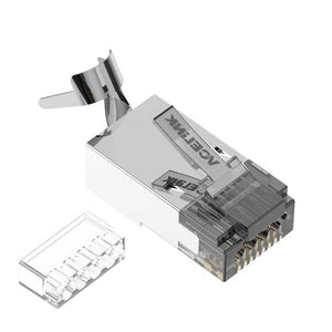 rj45 shield connector with load bar