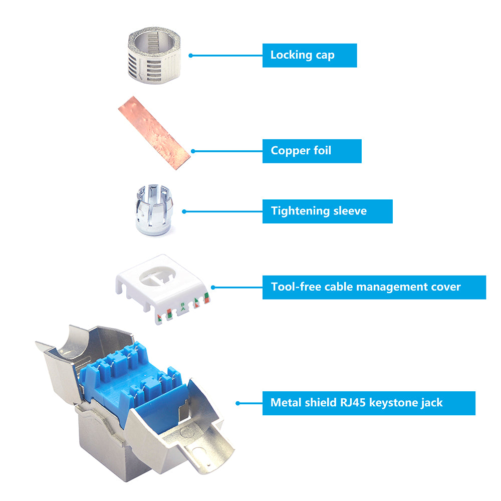 RJ45 CAT8 Connector VCELINK