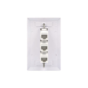 3-Port Cat6 Wandplatte VCELINK